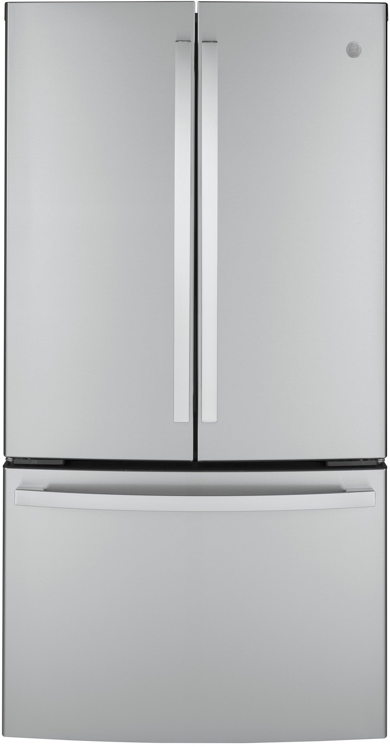 4 Piece Kitchen Appliances Package with French Door Refrigerator, Electric Range, Dishwasher and Over the Range Microwave in Stainless Steel