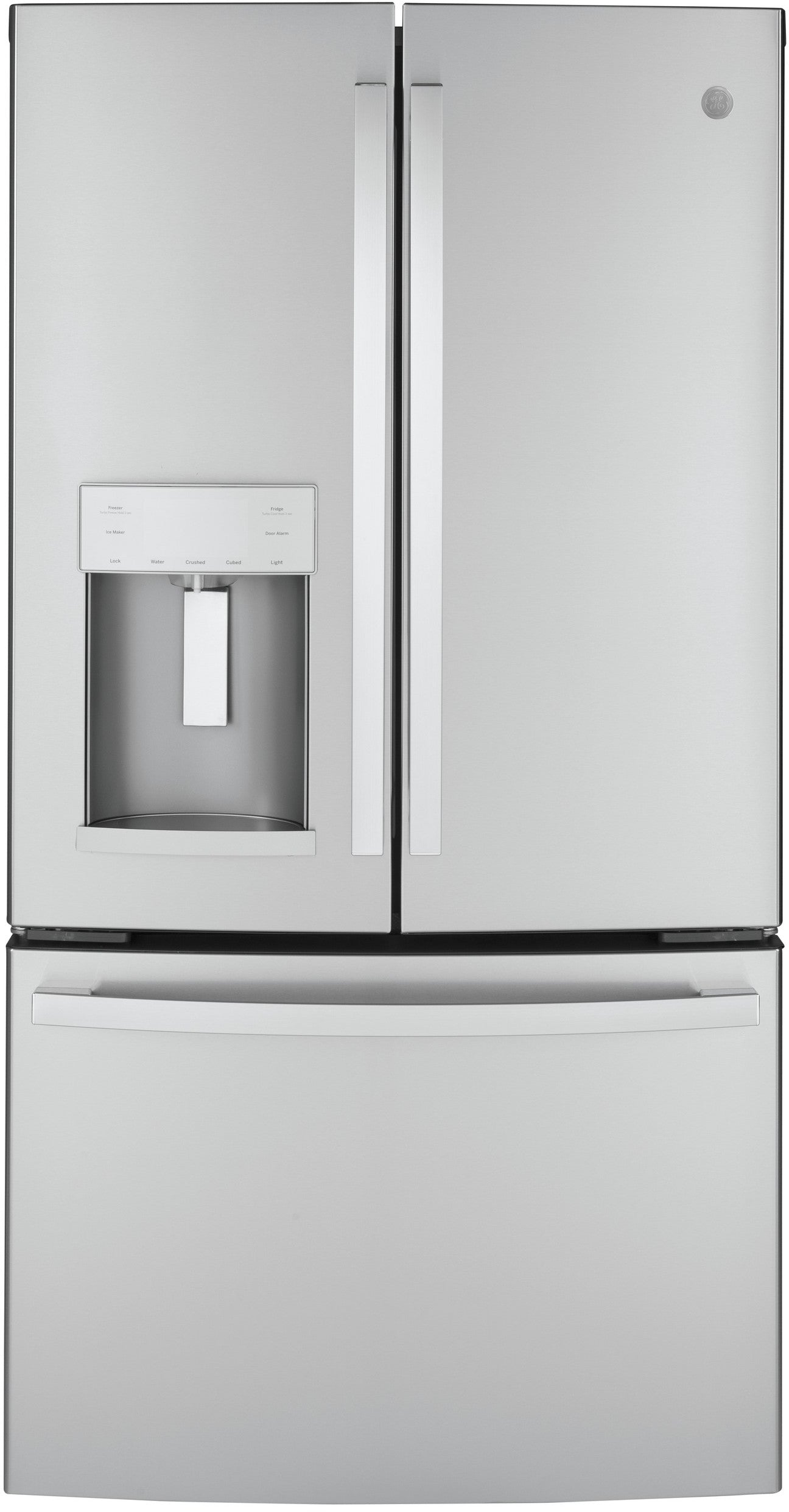 4 Piece Kitchen Appliances Package with French Door Refrigerator, Gas Range, Dishwasher and Over the Range Microwave in Stainless Steel