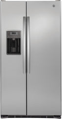 4 Piece Kitchen Appliances Package with Side-by-Side Refrigerator, Electric Range, Dishwasher and Over the Range Microwave in Stainless Steel