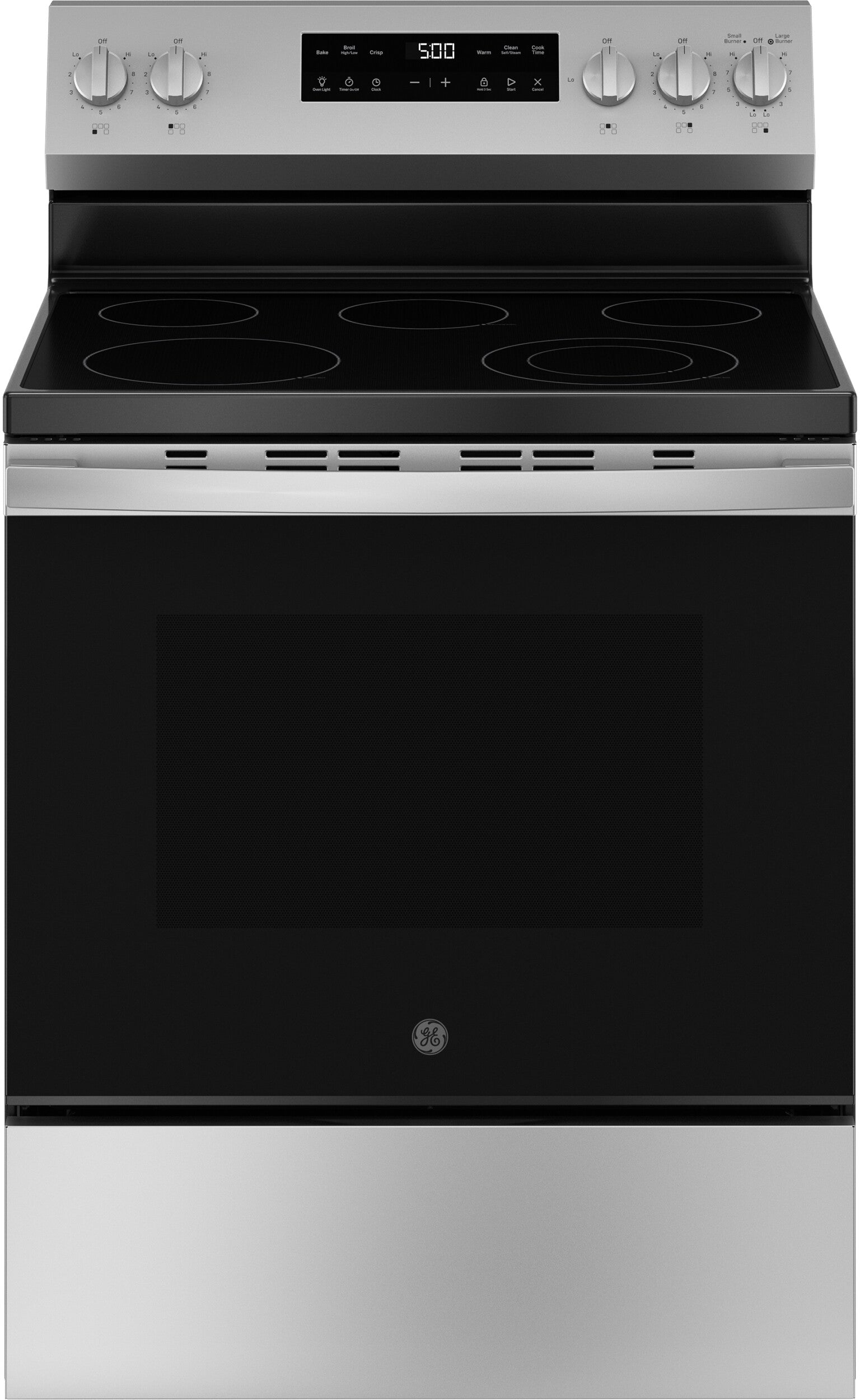 4 Piece Kitchen Appliances Package with French Door Refrigerator, Electric Range, Dishwasher and Over the Range Microwave in Stainless Steel