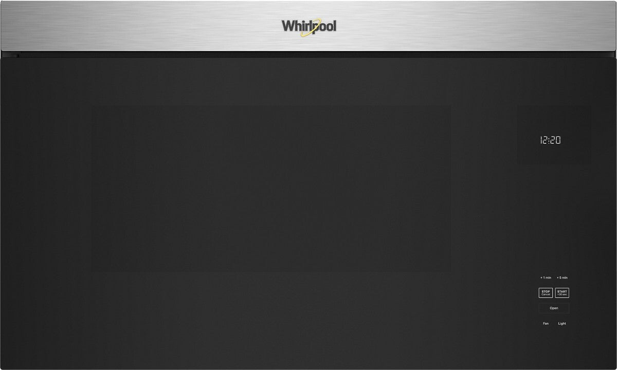 Whirlpool 4-Piece Kitchen Appliance Package – French Door Refrigerator, Slide-In Gas Smart Range, Fully Integrated Dishwasher & Over-the-Range Microwave Oven in Fingerprint-Resistant Stainless Steel