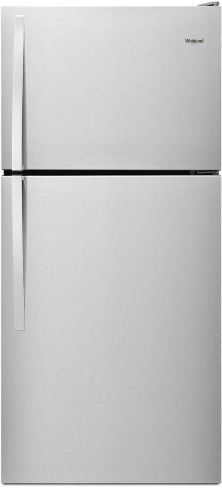 Whirlpool 18 Cu. Ft. Top Freezer Refrigerator - Stainless Steel