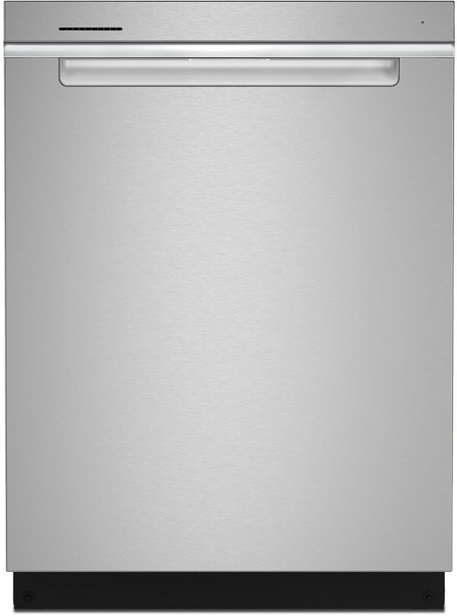 Whirlpool 4-Piece Kitchen Appliance Package – French Door Refrigerator, Slide-In Gas Smart Range, Fully Integrated Dishwasher & Over-the-Range Microwave in Stainless Steel