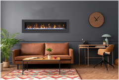 WM-FML-STL Linear Electric Fireplace