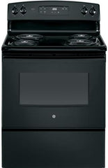 4 Piece Kitchen Appliances Package with Top Freezer Refrigerator, Electric Range, Dishwasher and Over the Range Microwave in Black