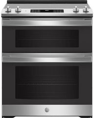 4 Piece Kitchen Appliances Package with Side-by-Side Refrigerator, Electric Range, Dishwasher and Over the Range Microwave in Stainless Steel