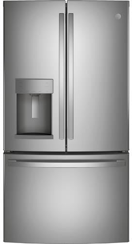 4 Piece Kitchen Appliances Package with French Door Refrigerator, Gas Range, Dishwasher and Over the Range Microwave in Stainless Steel
