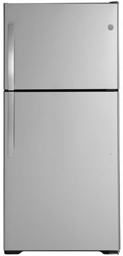 4 Piece Kitchen Appliances Package with Top Freezer Refrigerator, Gas Range, Dishwasher and Over the Range Microwave in Stainless Steel