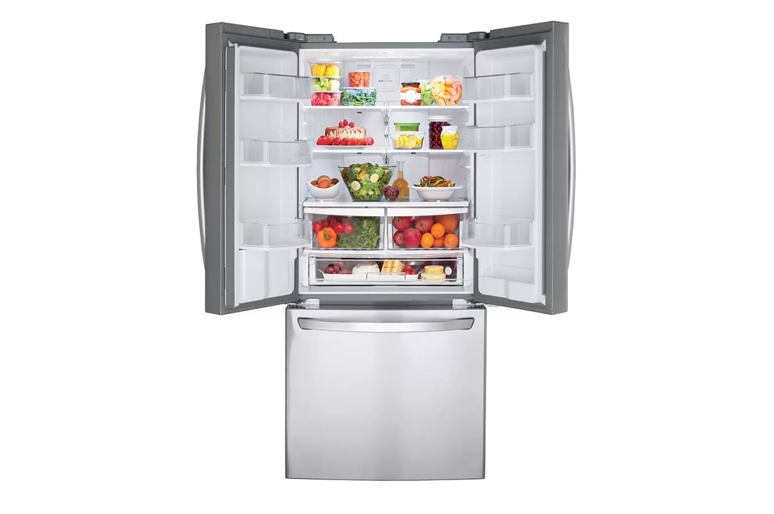 LG 21.8 cu. ft. - 30 Inch Width, French Door Refrigerator - Stainless Steel