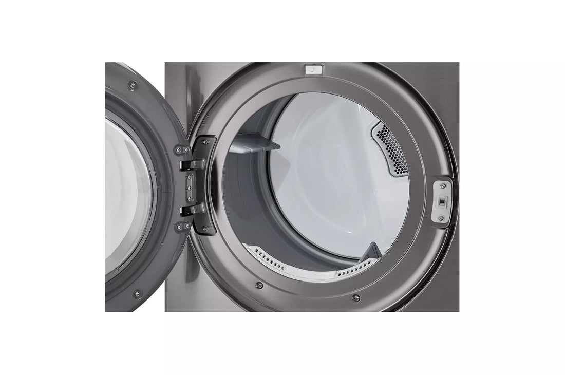 LG 4.5 Cu. Ft. HE Smart Front Load Washer and 7.4 Cu. Ft. Electric Dryer WashTower with Built-In Intelligence - Graphite Steel