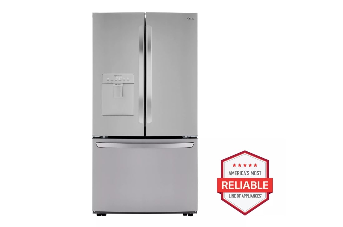 LG 36-inch Wide French Door Refrigerator - 29 cu. ft. - Stainless Steel