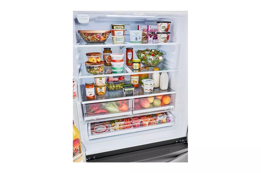 LG 36-inch Wide French Door Refrigerator - 29 cu. ft. - Stainless Steel