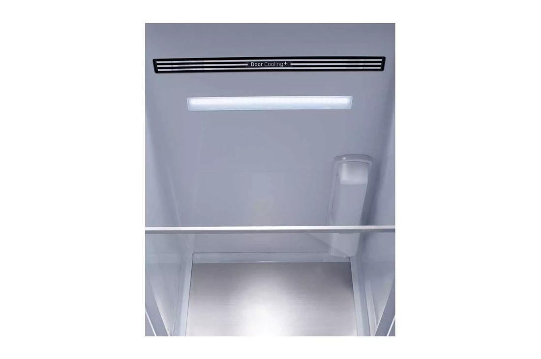 LG 36-inch Wide InstaView Side-by-Side Refrigerator - 27 cu. ft. - BLACK STAINLESS STEEL