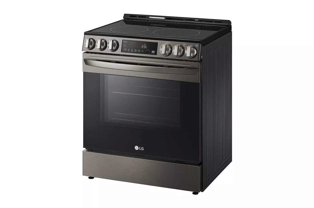 LG 30" Slide-In Electric Range - 6.3 cu ft. - Black Stainless Steel