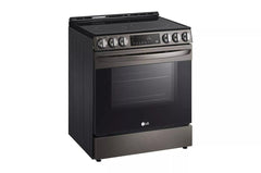 LG 30" Slide-In Electric Range - 6.3 cu ft. - Black Stainless Steel