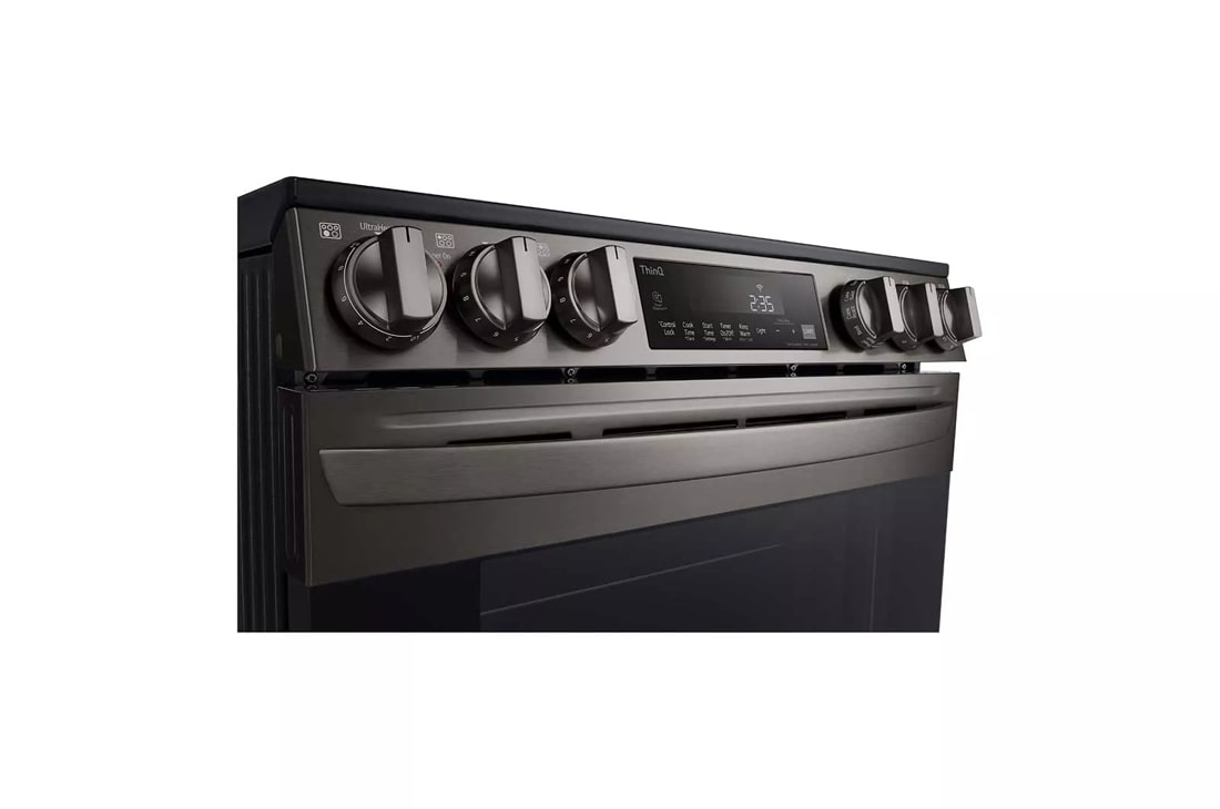 LG 30" Slide-In Electric Range - 6.3 cu ft. - Black Stainless Steel