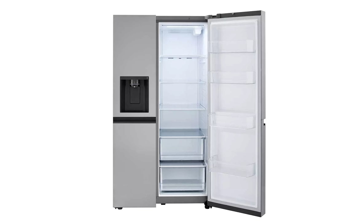 LG 27.16 Cu. - 36 Inch Freestanding Side by Side Refrigerator - Stainless Steel Look