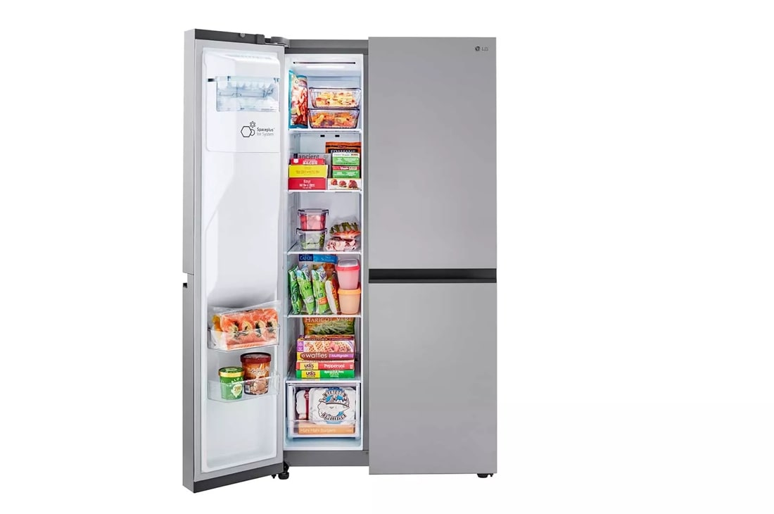 LG 27.16 Cu. - 36 Inch Freestanding Side by Side Refrigerator - Stainless Steel