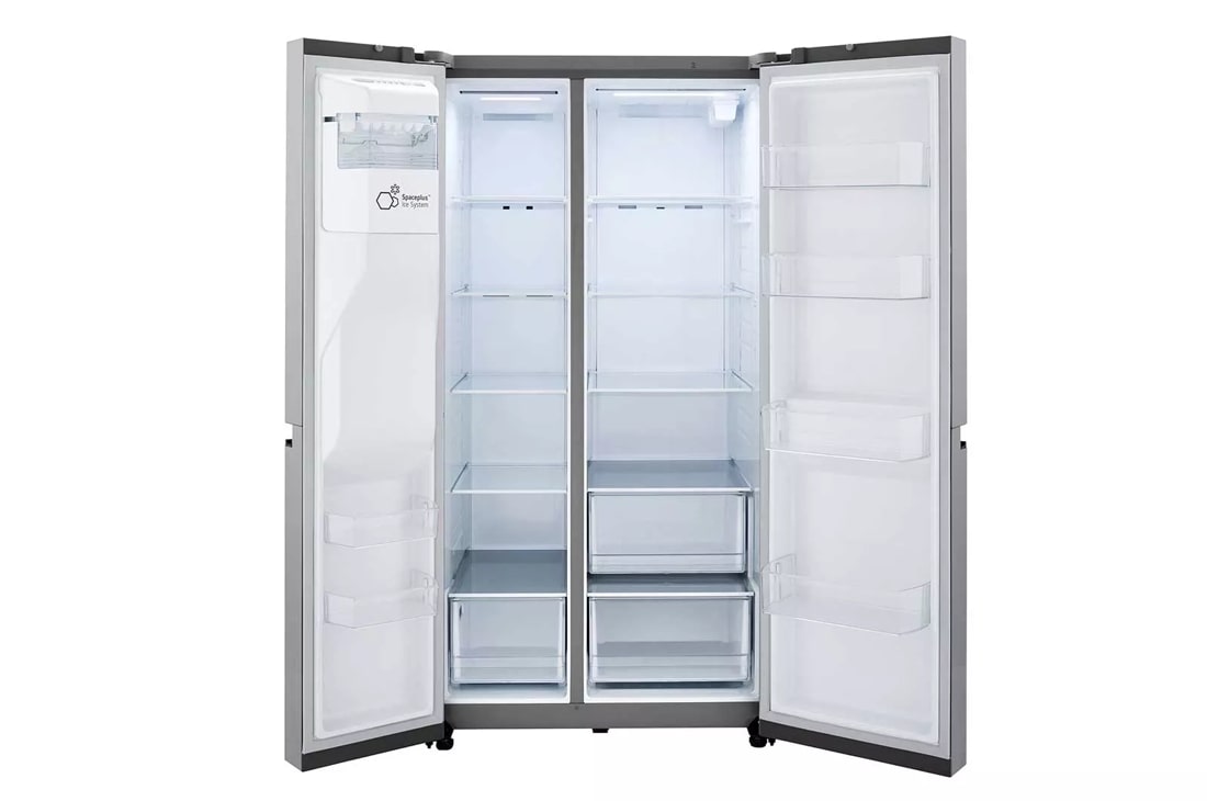 LG 27.16 Cu. - 36 Inch Freestanding Side by Side Refrigerator - Stainless Steel