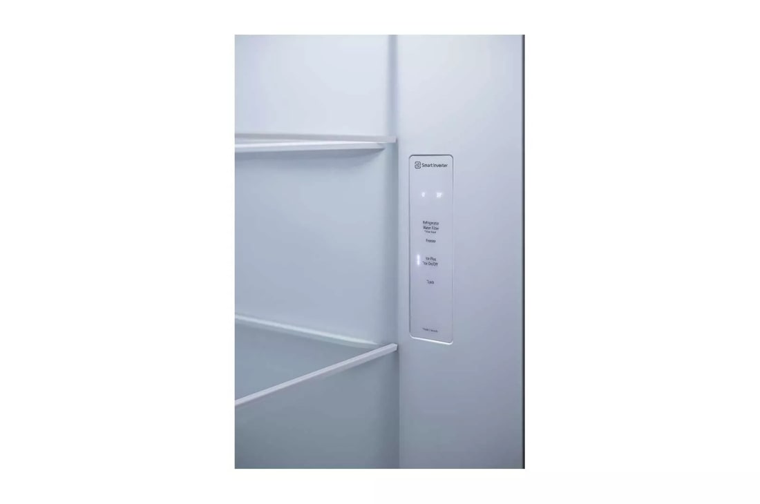 LG 27.16 Cu. - 36 Inch Freestanding Side by Side Refrigerator - Stainless Steel