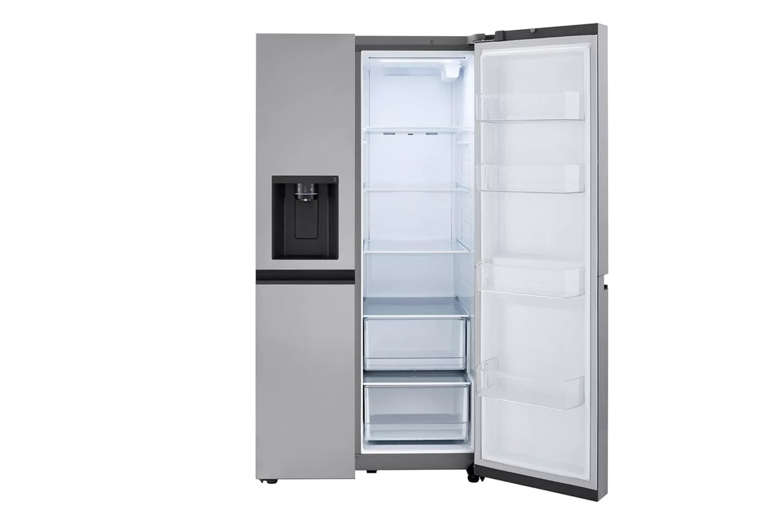 LG 23 Cu. Ft. - 36 Inch Counter-Depth Side-by-Side Refrigerator - Stainless steel