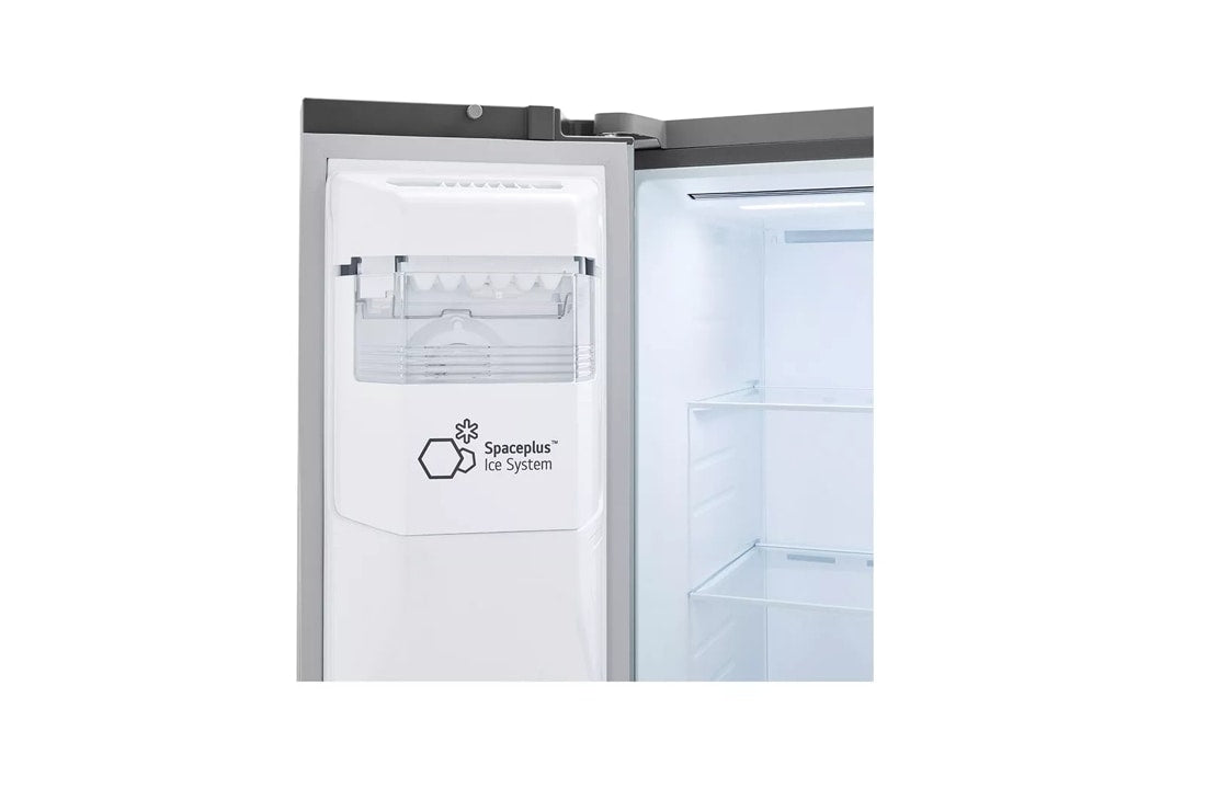 LG 23 Cu. Ft. - 36 Inch Counter-Depth Side-by-Side Refrigerator - Stainless steel