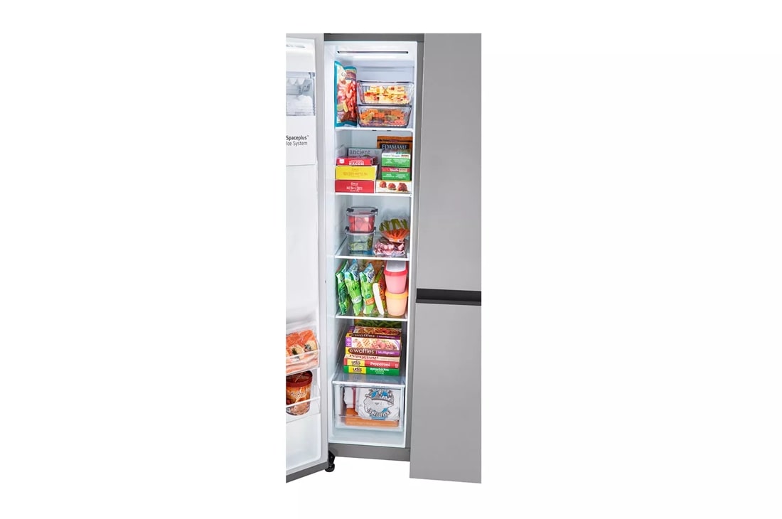 LG 23 Cu. Ft. - 36 Inch Counter-Depth Side-by-Side Refrigerator - Stainless steel