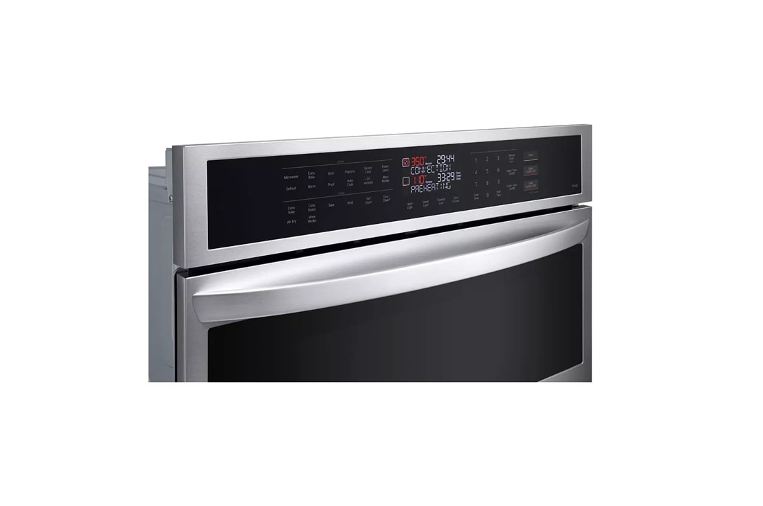 LG 6.4 cu. ft. Smart Combi Wall Oven with Fan Convection, Air Fry in PrintProof - Stainless Steel