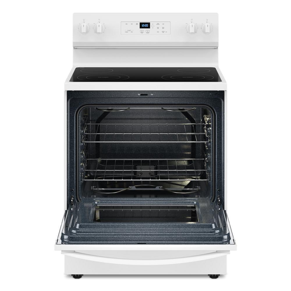 Whirlpool 30-inch Electric Range with No Preheat Mode - White