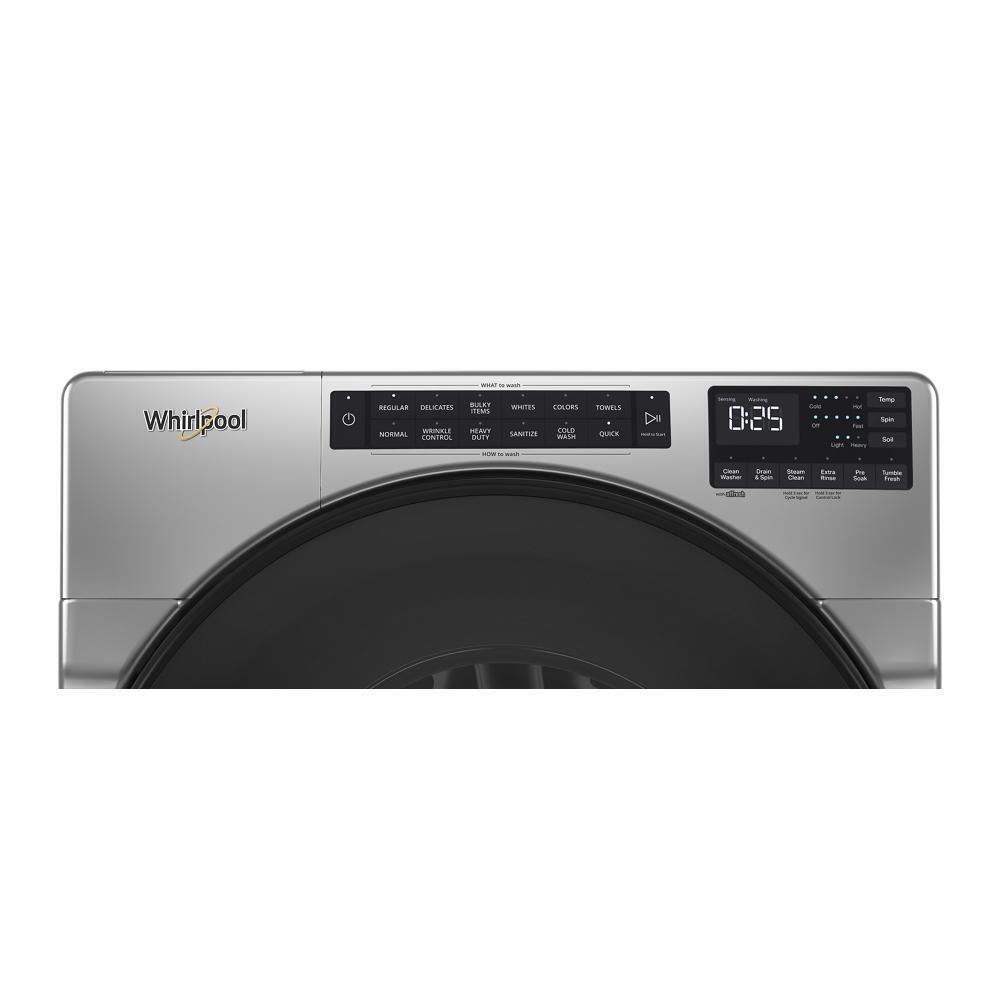 Whirlpool 5.0 Cu. Ft. Front Load Washer with Quick Wash Cycle - Chrome Shadow