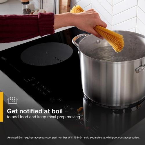 Whirlpool 30 in. Smooth Surface Induction Cooktop with 4 Elements - Black