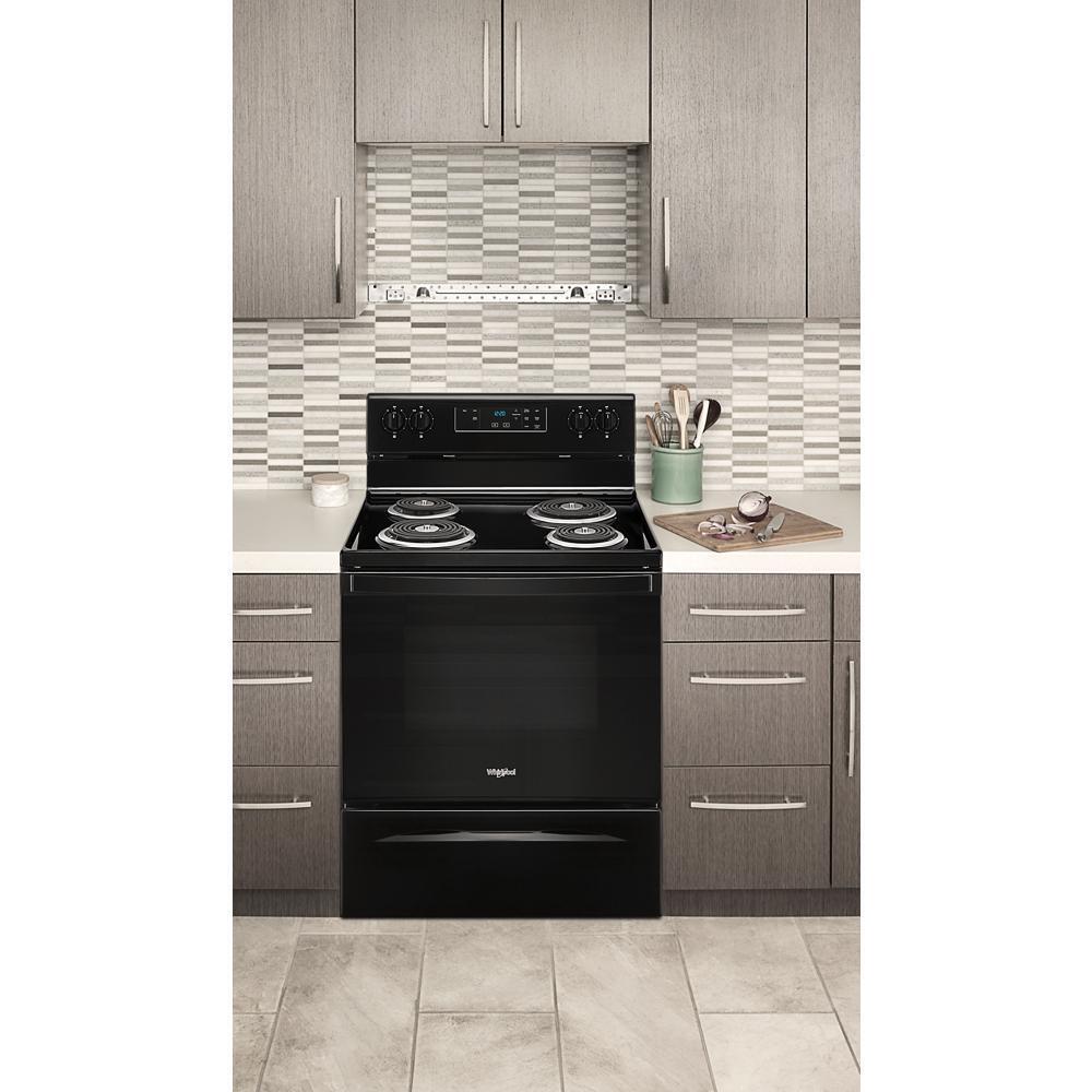 Whirlpool 4.8 Cu. Ft. Freestanding Electric Range Oven - Black