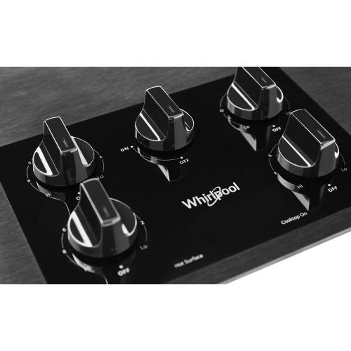 Whirlpool 36 in. Radiant Electric Ceramic Glass Cooktop with 5 Elements - Black