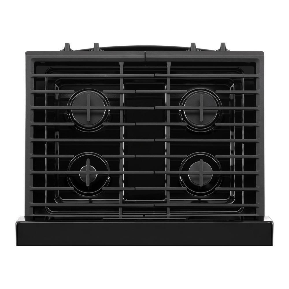 Whirlpool 5.1 Cu. Ft. Freestanding Gas Range with Broiler Drawer - Black