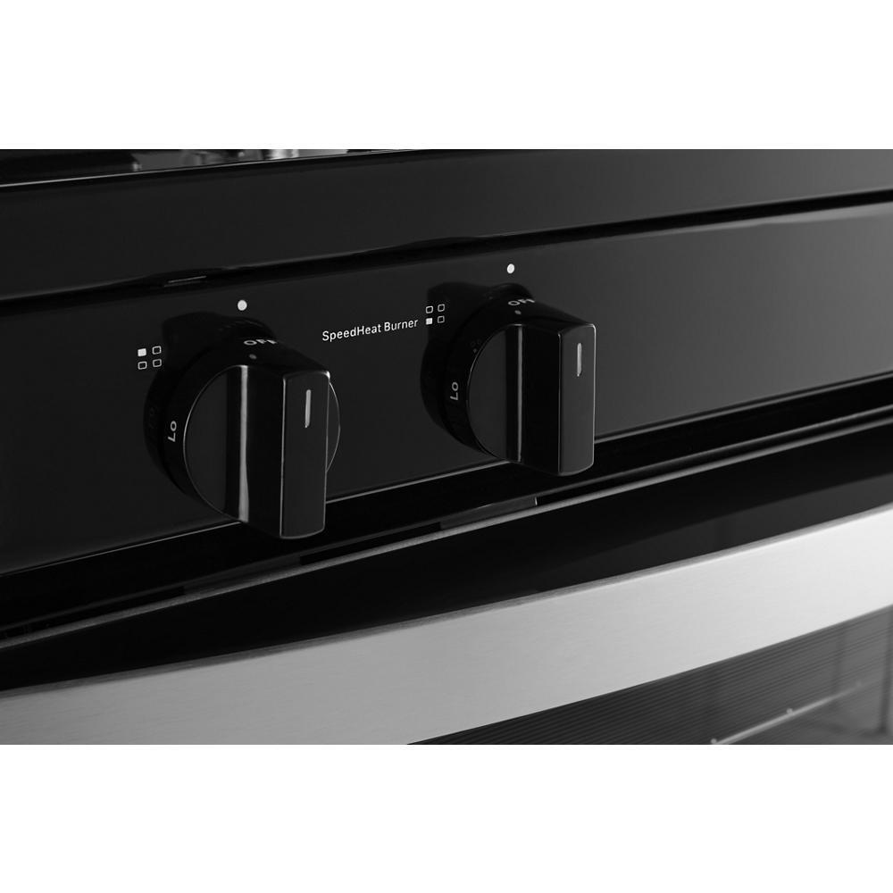 Whirlpool 5.1 Cu. Ft. Freestanding Gas Range with Broiler Drawer - Stainless Steel