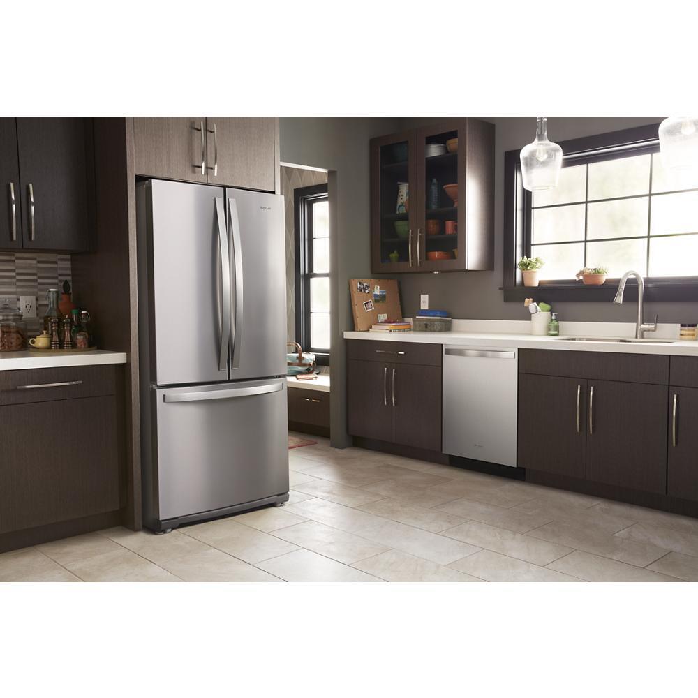 Whirlpool 30-inch Wide French Door Refrigerator - 20 cu. ft. - Stainless Steel