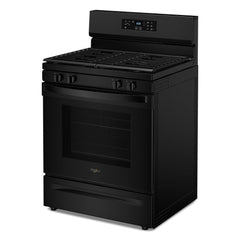 Whirlpool 5.0 Cu. Ft. Gas Range with Self-Cleaning Oven - Black