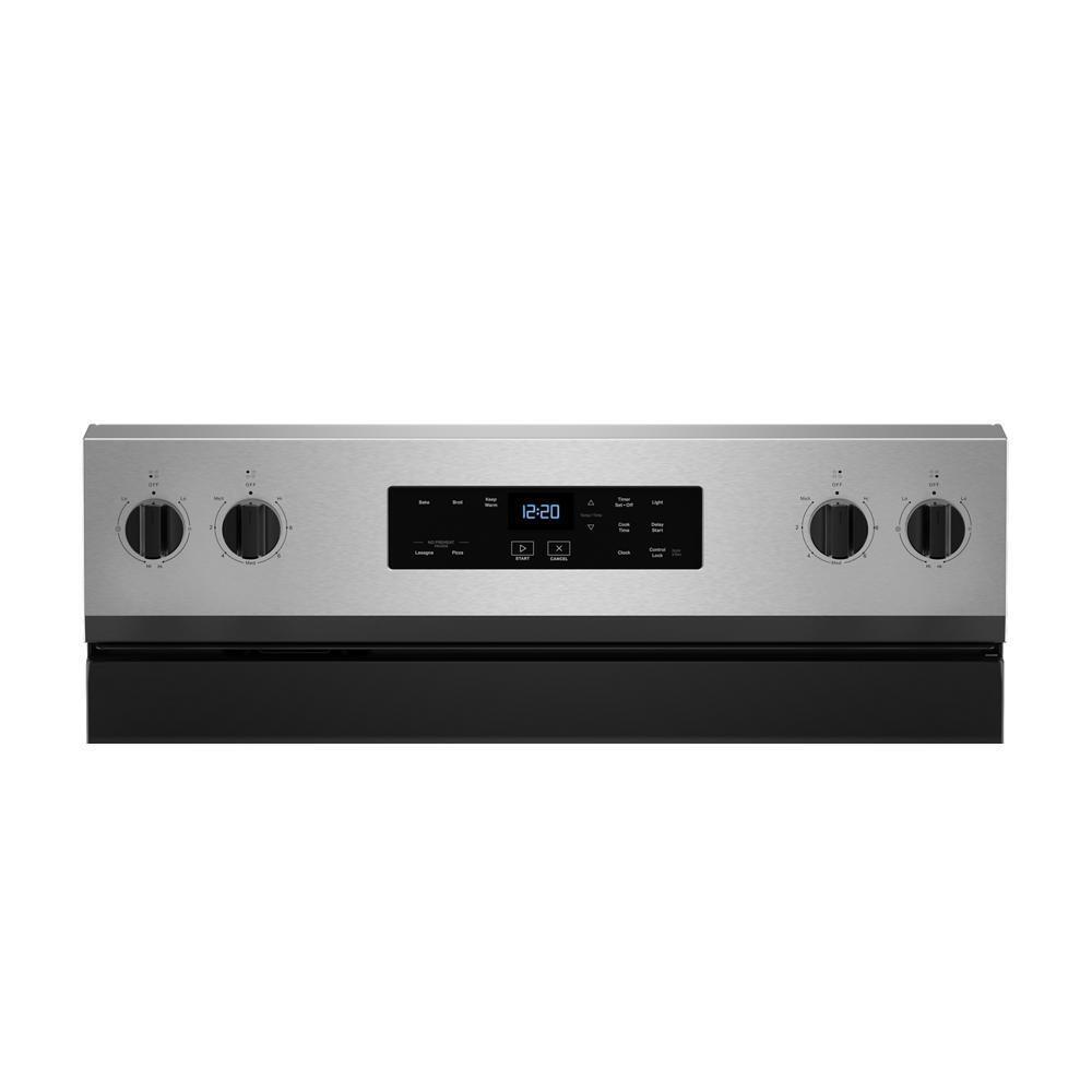 Whirlpool 30-inch Electric Range with No Preheat Mode - Stainless Steel