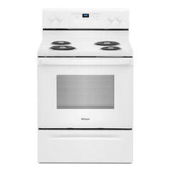 Whirlpool 4.8 Cu. Ft. Electric Range with Self-Cleaning Oven - White