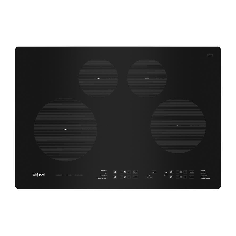 Whirlpool 30 in. Smooth Surface Induction Cooktop with 4 Elements - Black