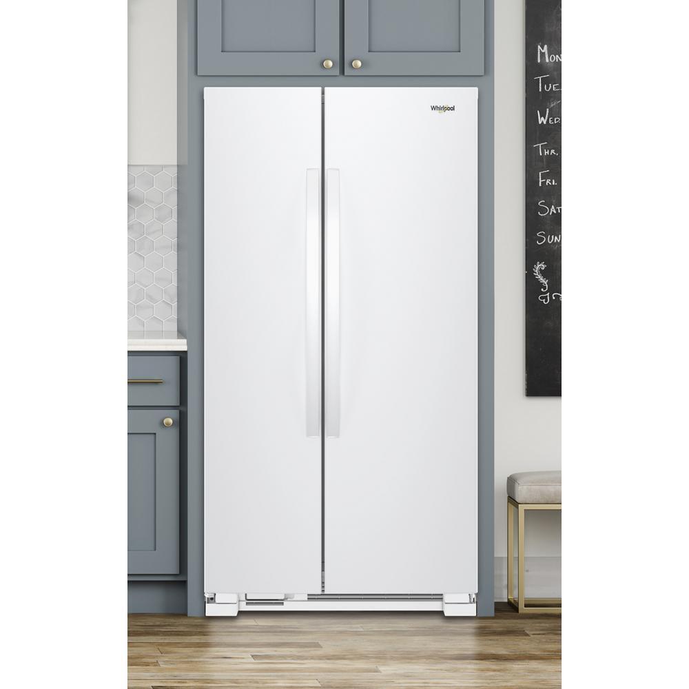 Whirlpool 33-inch Wide Side-by-Side Refrigerator - 22 cu. ft. - White