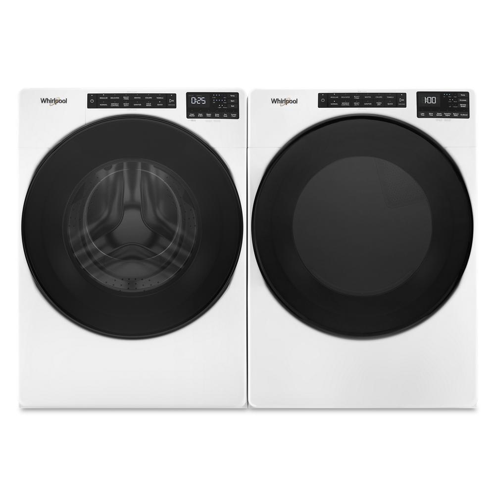 Whirlpool 5.0 Cu. Ft. Front Load Washer with Quick Wash Cycle - White