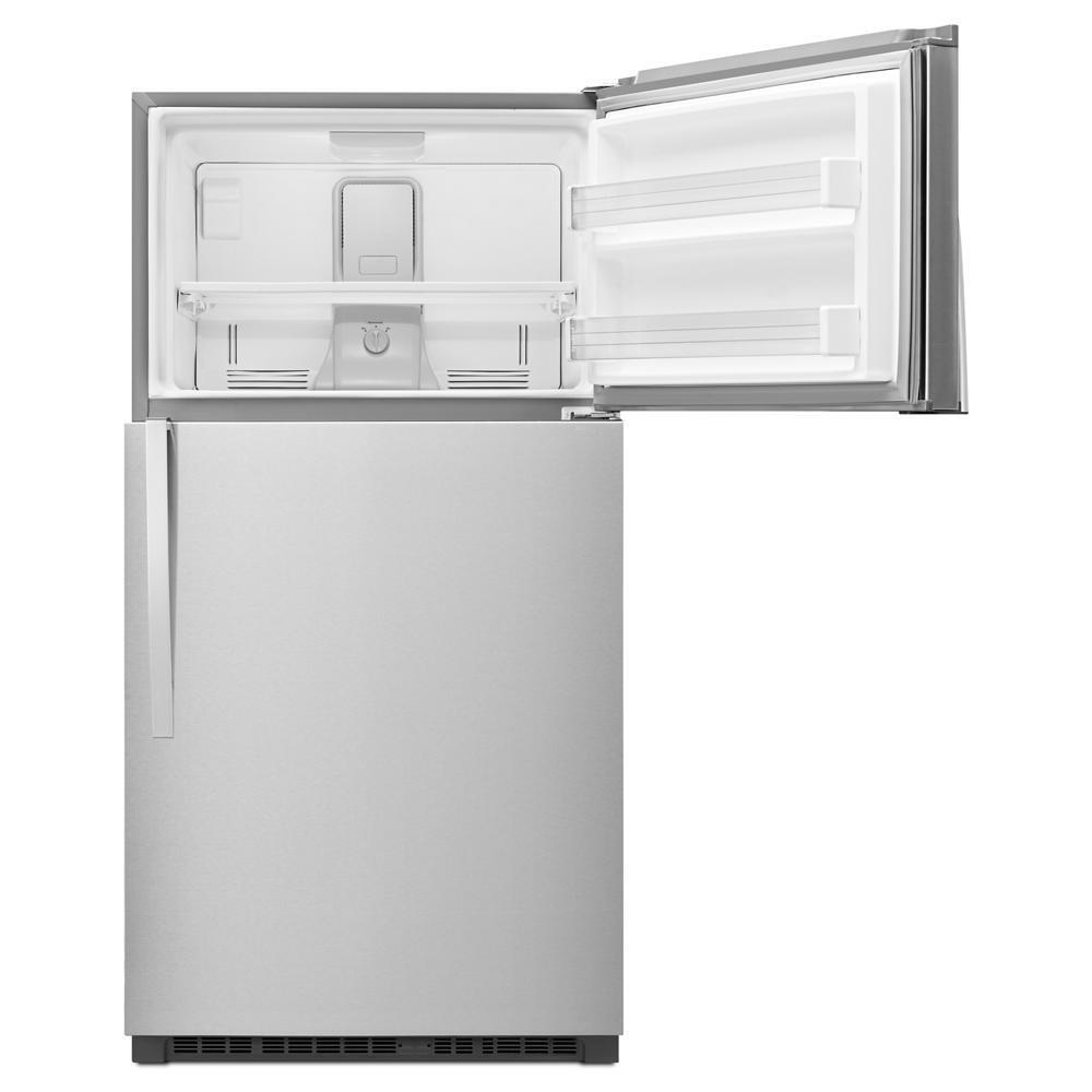 Whirlpool 33-inch Wide Top Freezer Refrigerator - 21 cu. ft. - Stainless Steel