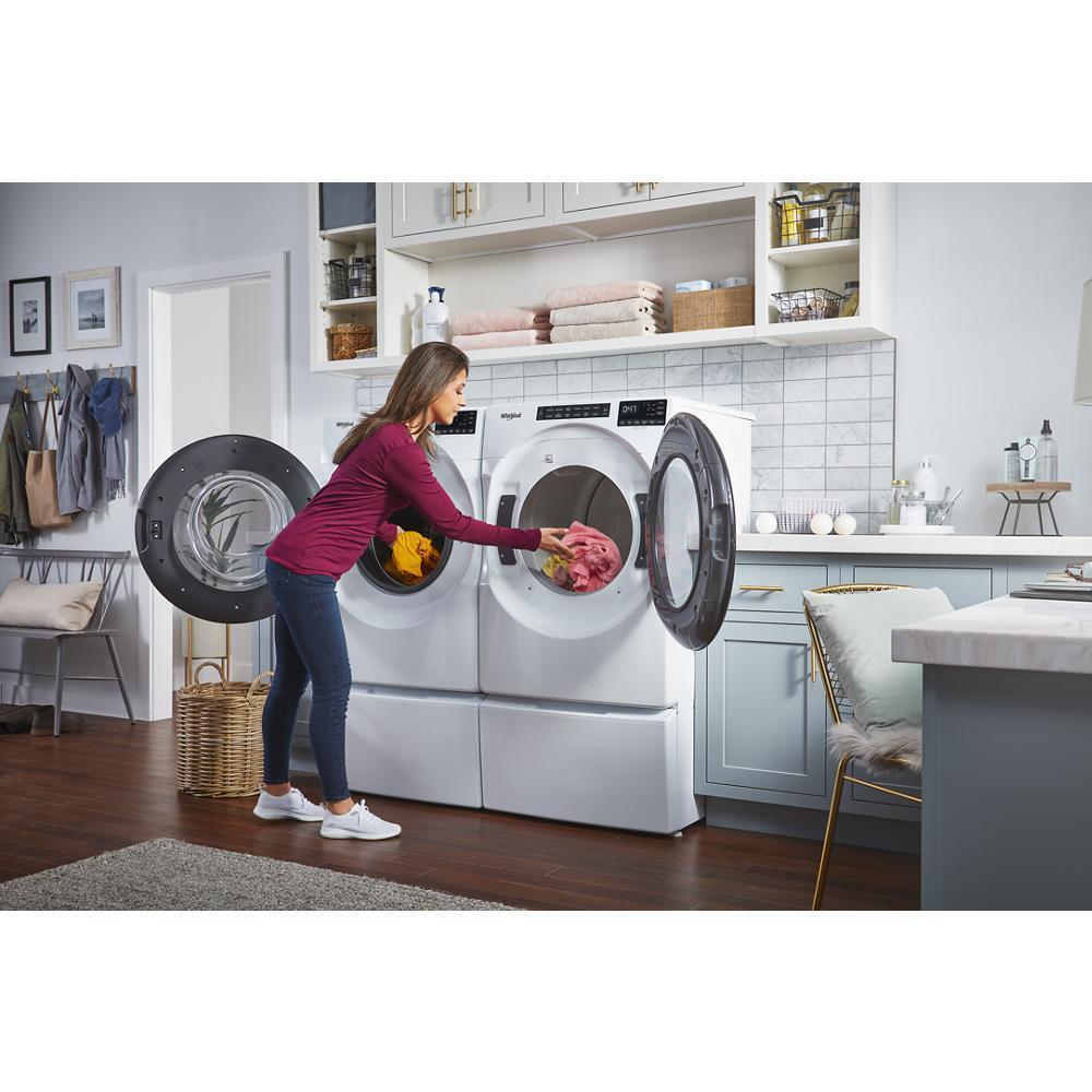 Whirlpool 5.0 Cu. Ft. Front Load Washer with Quick Wash Cycle - White