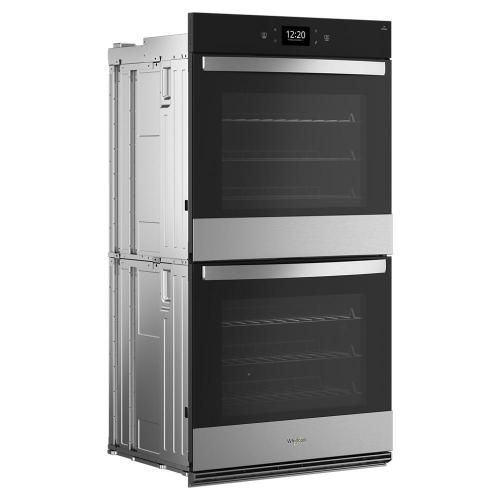 Whirlpool 10.0 Cu. Ft. Double Smart Wall Oven with Air Fry - Stainless Steel