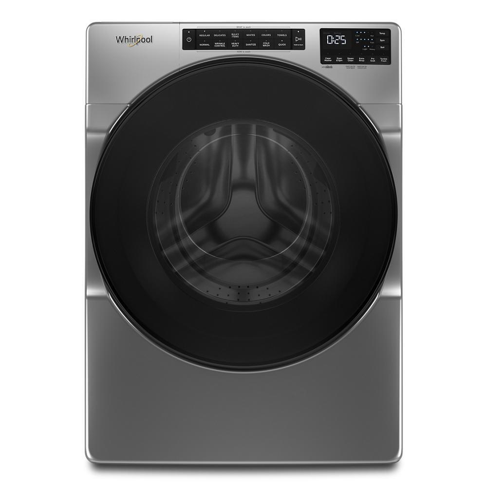 Whirlpool 5.0 Cu. Ft. Front Load Washer with Quick Wash Cycle - Chrome Shadow