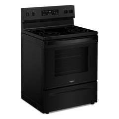 Whirlpool 30-inch Electric Range with No Preheat Mode - Black