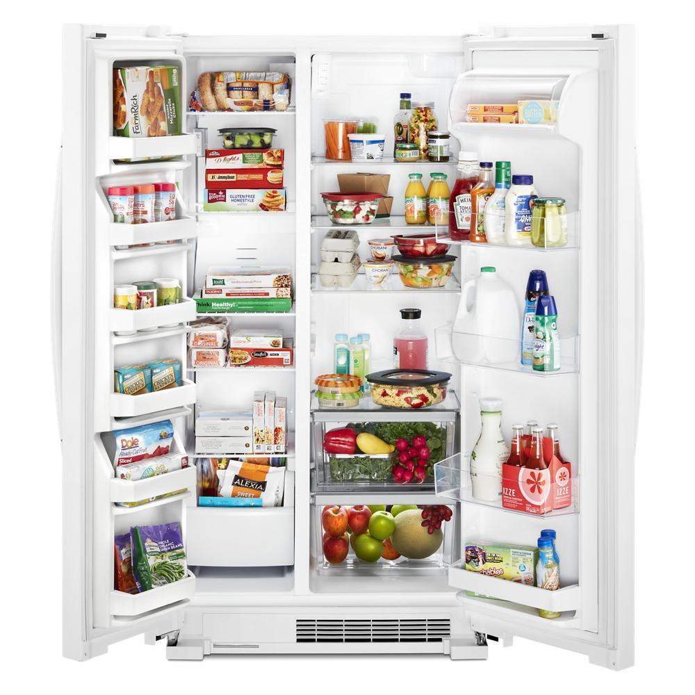 Whirlpool 25.1 Cu. Ft. Side-by-Side Refrigerator - White