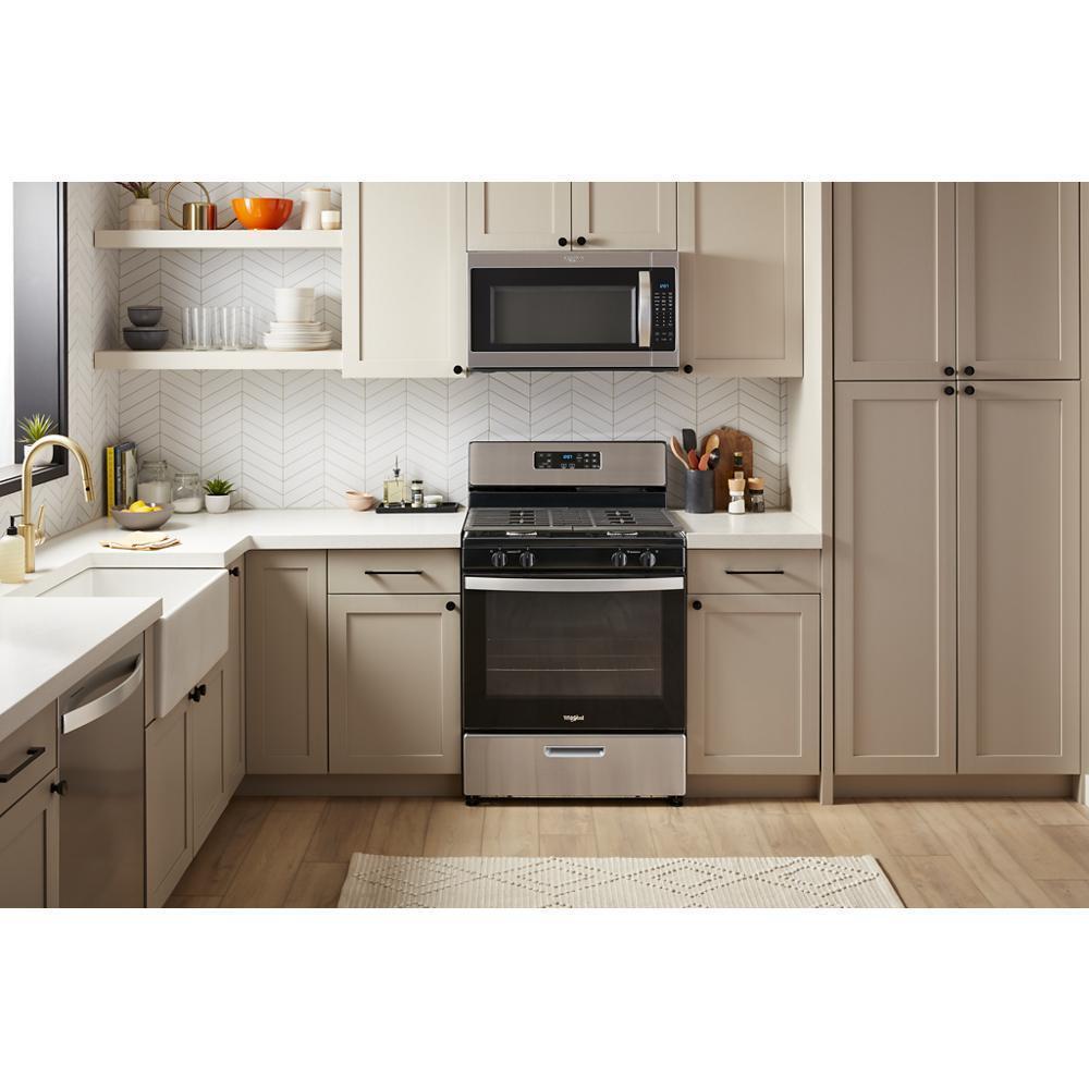 Whirlpool 5.1 Cu. Ft. Freestanding Gas Range with Broiler Drawer - Stainless Steel