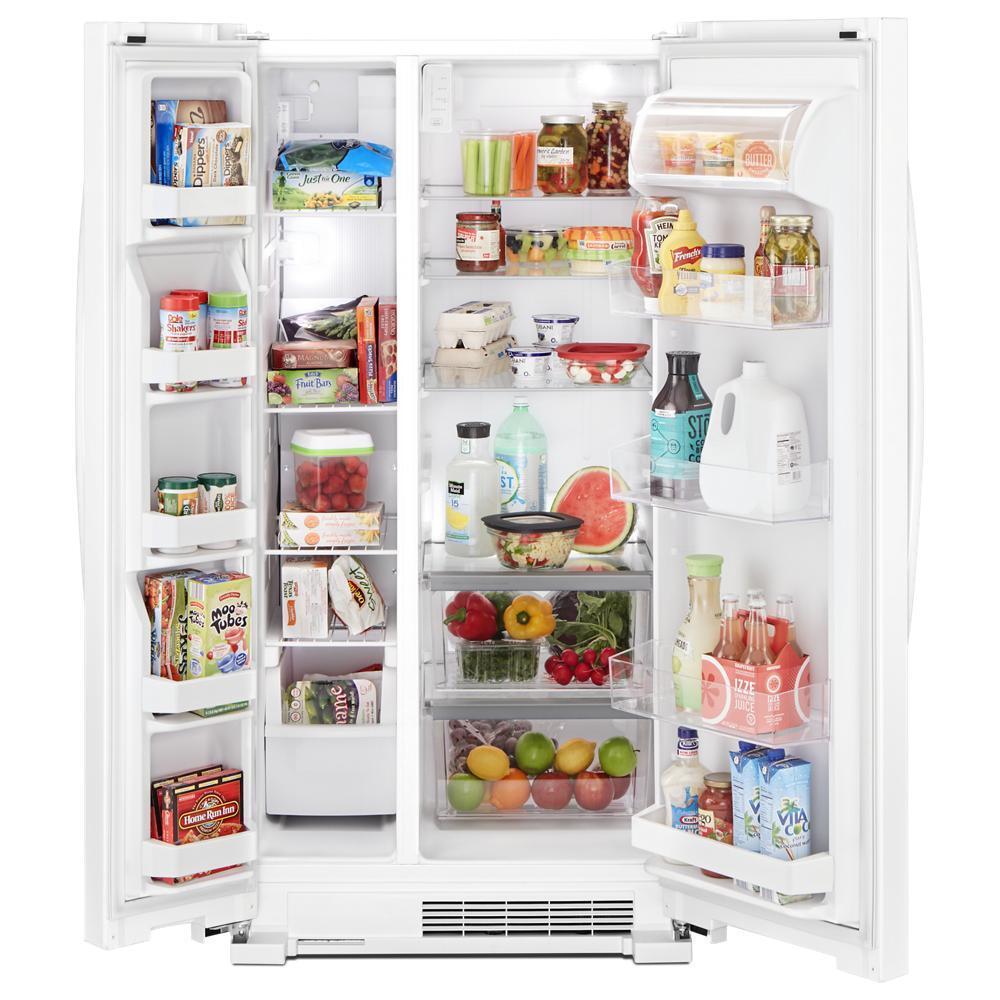 Whirlpool 33-inch Wide Side-by-Side Refrigerator - 22 cu. ft. - White